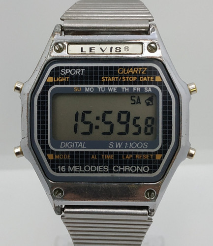 Vintage digital lcd watch - digital,