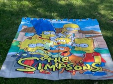 Hilarious Simpsons Family Window Curtains NIP Bart Lisa Homer Marge Maggie