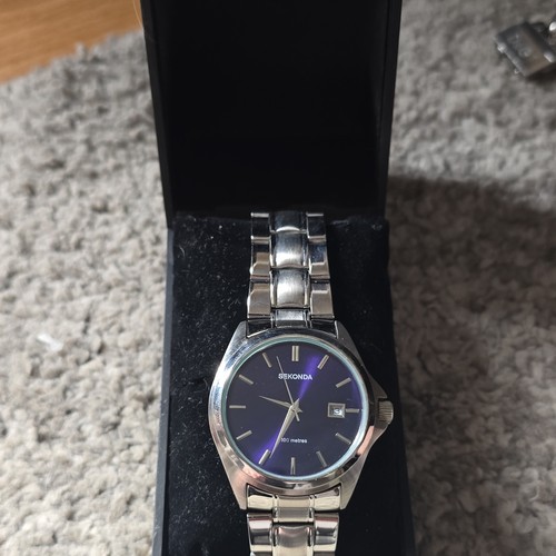 Sekonda men 39mm blue dial - men’s,