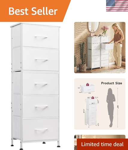 Modern white chest drawers - white,