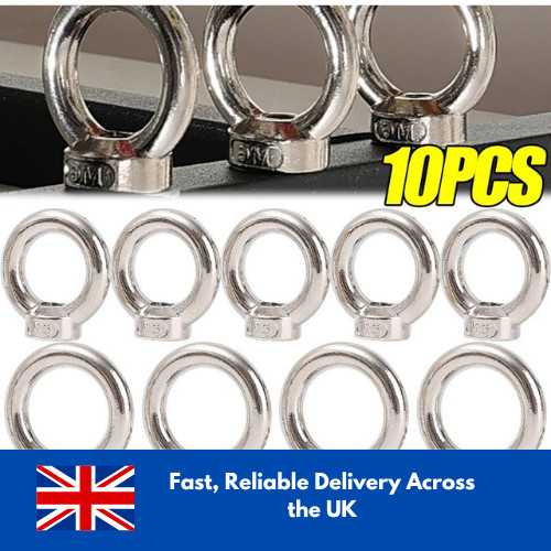 Ring nut 304 stainless - m6,