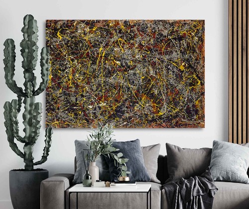 Dynamic jackson pollock canvas - jackson,