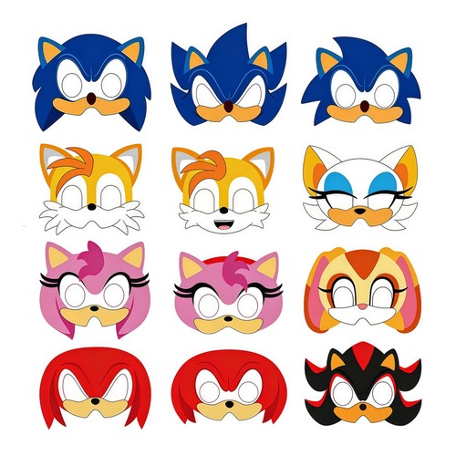 Sonic mask party - sonic,