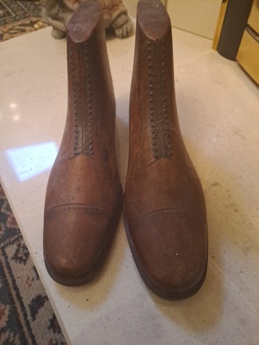 Vintage wooden shoe lasts - shoe,