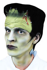 Frankenstein Monster Headpiece Latex Hair Neck Bolts Halloween