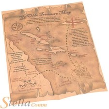 Pirate Treasure Map Fancy