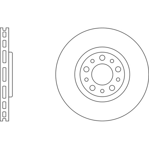 Brake discs vented - brake, for