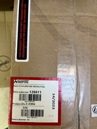 Oem genuine akrapovic less - oem, s/less