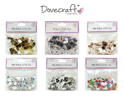 Dovecraft mini metallic letter - mini,