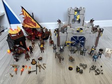 Playmobil Castle, Ship, and