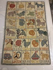 Vintage Handmade Aubusson Rug