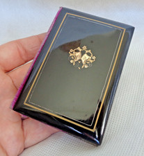 19TH CENTURY FRENCH 1869 FAUX TORTOISESHELL AIDE MEMOIRE / PURSE / CARD HOLDER