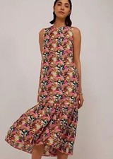 Helene Berman Sleeveless Frankie Dress. Pink Multi. Size 14. BNWT. RRP £129.