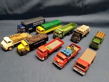 10 x CORGI /EFE 1/76 "00" GAUGE VARIOUS LORRIES MOST WITH LOADS  V. GOOD UNBOXED