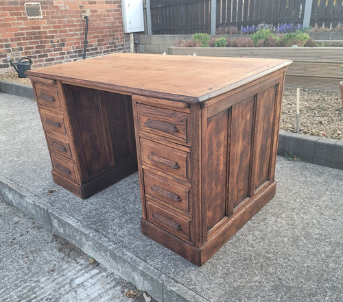 Solid oak desk drawers large - drawers,