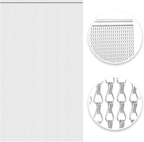 Verrich silver chain - silver, curtain