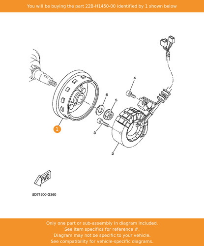 Yamaha rotor assy - yamaha,