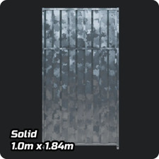Dog Run Panel 1.0 x 1.84m - Full Solid - Heavy-Duty Galvanised