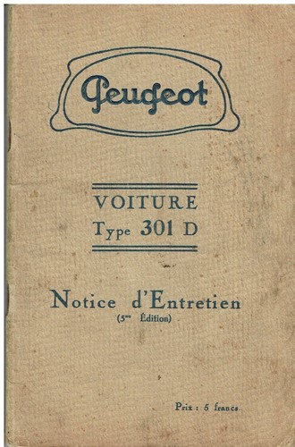 Peugeot 301d saloon orig - 301d,