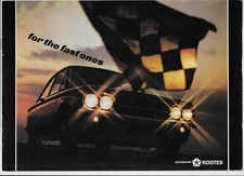 1969 Sunbeam Imp Sport & Stiletto car brochure