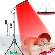 LED Red Light Therapy Lamp Near Infrared Full Body Face Health Sauna Pain Relief