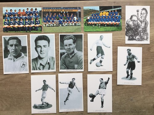 Football postcards - x,