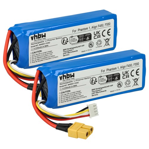 Battery for dji f450 - 2x,