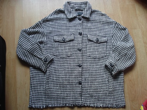 Zara black white check - check, cotton/