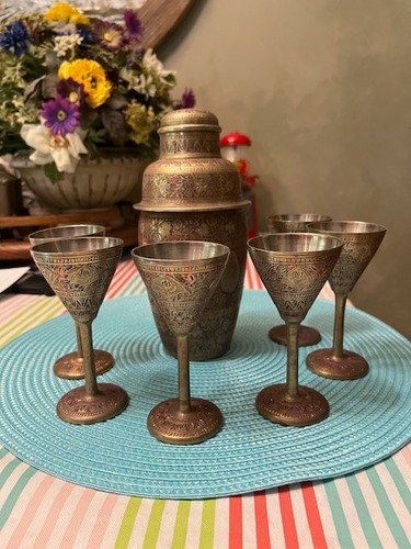 Colonial india etched cocktail - colonial,
