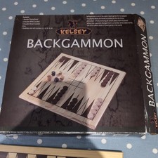 Wood Backgammon Board Game