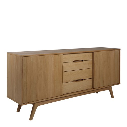 Oak sideboard retro door 4 - sideboard,