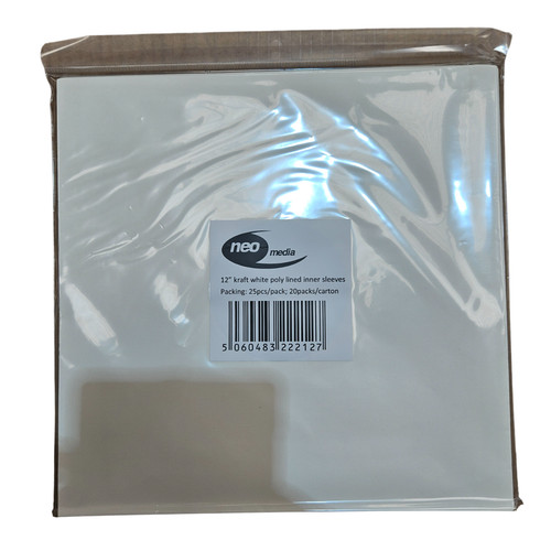 Kraft white poly lined - kraft,
