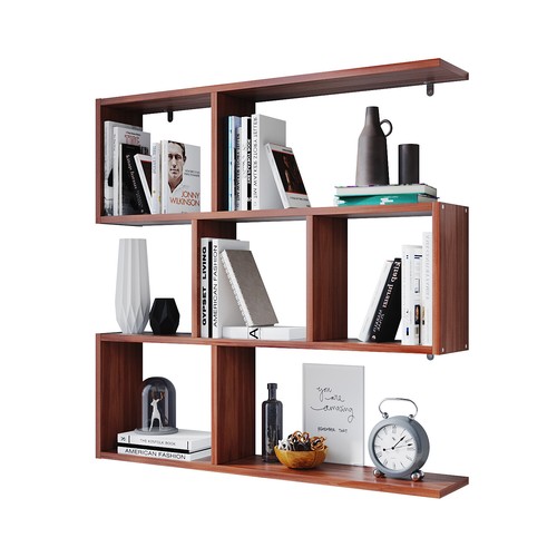 Wall shelving storage walnut - shelving,