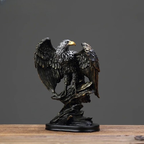 Eagle statue resin decor - eagle, large