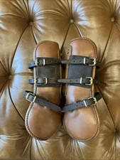 Beval Leather Open Front Boots