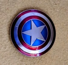 Captain America Shield Belt Buckle Metal Marvel Cosplay NEW