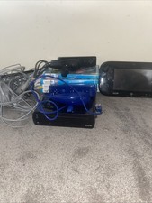 Nintendo Wii U Black Console with 4 Games Accessories and Gamepad Bundle