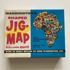 Waddingtons Shaped Jig-Map