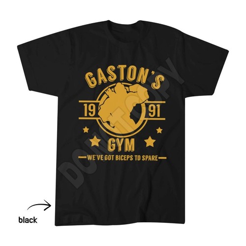 Gaston gym shirt - gaston's, disney