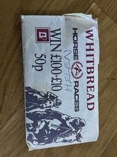 Whitbread Horse Race Tickets 1971 In Original Paper Sleeve, Amazing Condition