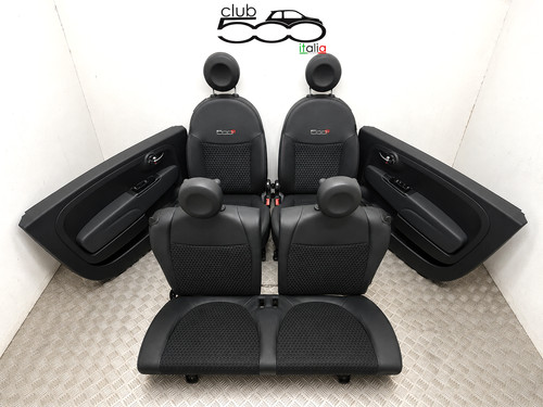 Fiat 500 sport seats black - fiat,