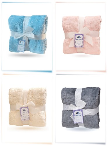 Soft fleece baby blanket - soft,