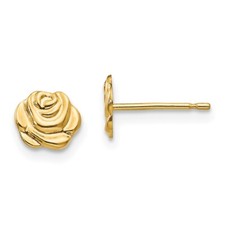 14k Yellow Gold Flower Small