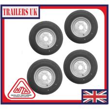 4 x 10" Trailer Wheel & Tyre