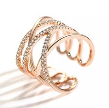 Rose Gold Ring, Chunky Ring