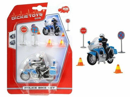 Dickie toys police bike play - police,