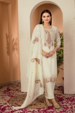 NEW STYLE HEAVY FAUX GEORGETTE SALWAR KAMEEZ WITH DUPATTA FOR WOMEN & GIRLS