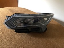 Nissan Qashqai 17-18 Passanger Side Headlight Halogen Led p..