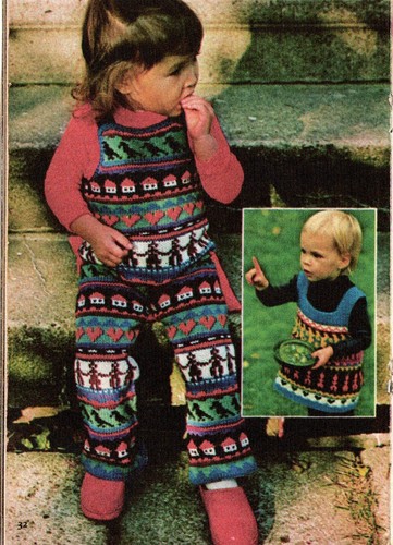 Laminated vintage knitting - laminated,