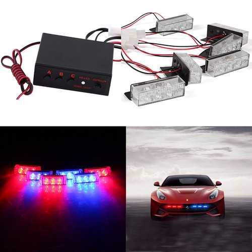 Led car blue strobe - 3,